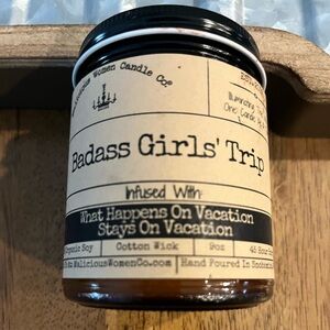 Malicious Women Candle. Bad Ass Girls Trip. Lemon Drop Martini